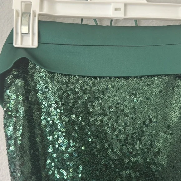 Alter’d State Sequin Strapless Gown. Green. Size Medium. NWOT. - Picture 6 of 8